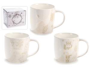 Christmas silver mugs wholesaler