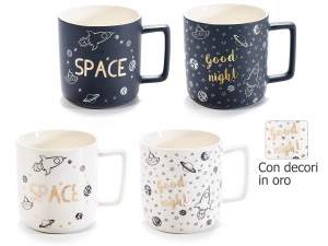 Wholesaler of porcelain cups with gold decorations