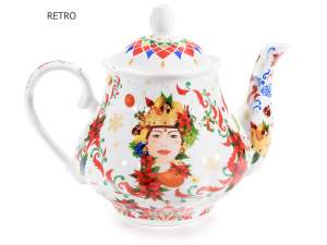 Dark brown teapot wholesale