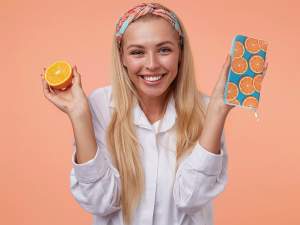 Portefeuille de fruits en similicuir pour femmes e