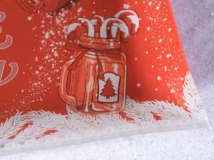 Rectangular Christmas plate wholesaler