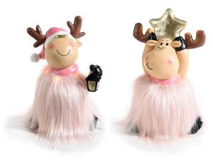 Wholesale resin Christmas reindeer