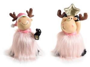 Wholesale resin Christmas reindeer
