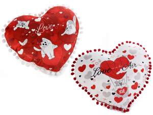 Wholesaler of Valentine's Day cat heart cushions