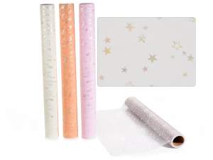Wholesale decorative sequin star tulle
