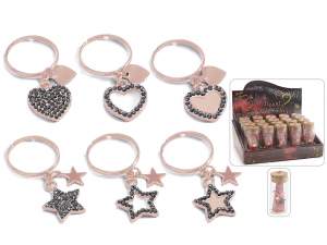 Wholesale star heart gift test tube rings