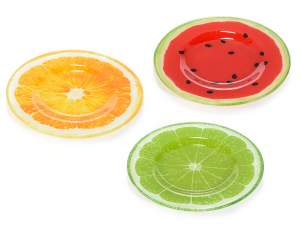 wholesalers round flat design summer fruits