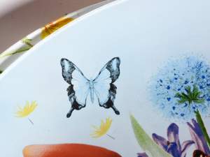 round flower plates wholesaler