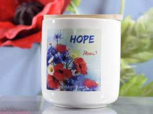 Wholesale scented candle ceramic jar decorates