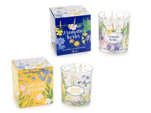 Glass jar scented candles wholesalers