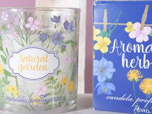 Glass jar scented candles wholesalers