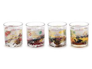 Glass jar scented candles wholesaler