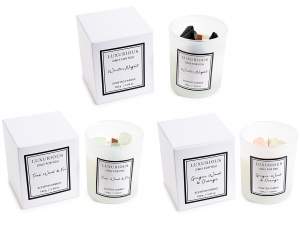 Wholesale scented candles with stones