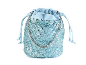 Sequined women's bucket bags wholesalers