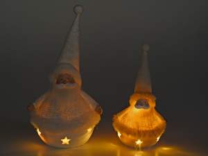 Resin Santa Claus with light wholesale