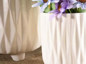 vente en gros vases en céramique brillante