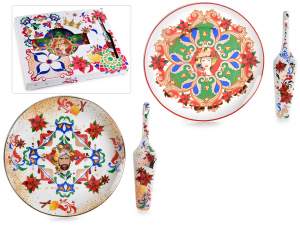 Angrosist set plat paleta maro inchis