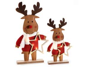 wholesale reindeer cloth christmas decoration