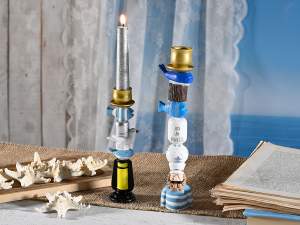 wholesaler candle holder sea fish