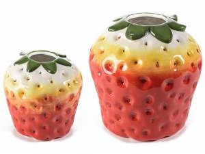 Wholesale ceramic strawberry vase