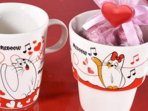 Cat love mugs wholesaler