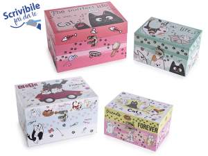 Wholesalers wooden boxes cats gift idea