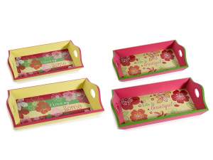 Wholesale wooden flower trays