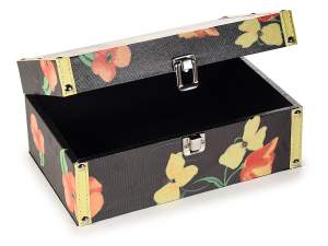 Poppies design wooden cases wholesalers
