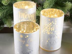 Wholesale Merry Christmas cylinder lamps