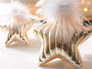 Stars feathers tree decoration wholesale