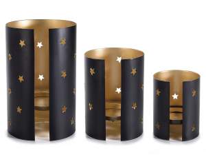 Wholesale christmas stars candle holder