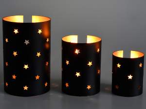 Wholesale christmas stars candle holder