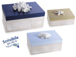 wholesale wooden box sea coral
