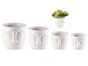 Face ceramic vases wholesale