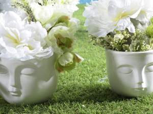 Face ceramic vases wholesale