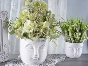 Face ceramic vases wholesale