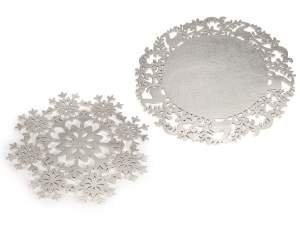 Wholesale silver christmas plates