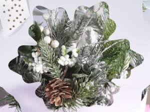 Wholesale snowflake flower basket