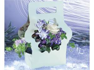 Wholesale snowflake flower basket