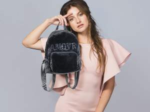Eco fur backpacks wholesaler amour