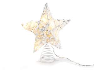 Angrosist de poinsettie metalice acoperite cu zăpa
