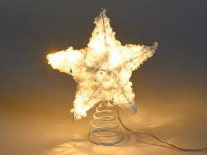 Angrosist de poinsettie metalice acoperite cu zăpa