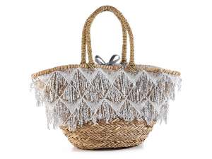 sea straw bag