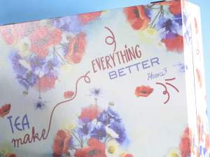 wholesale tea box design flowers