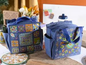 wholesale thermal bag lunch bag women majolica