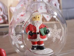 Wholesale santa claus snowman glass balls