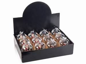 Wholesale santa claus snowman glass balls