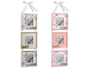 Home wholesale triple photo frame