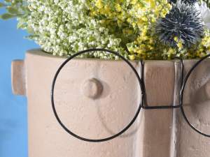 Vente en gros verres visage vases