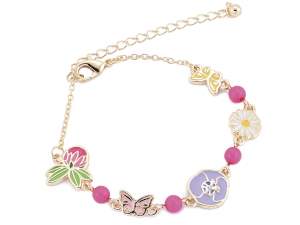 Wholesale daisies flower anklets bracelets